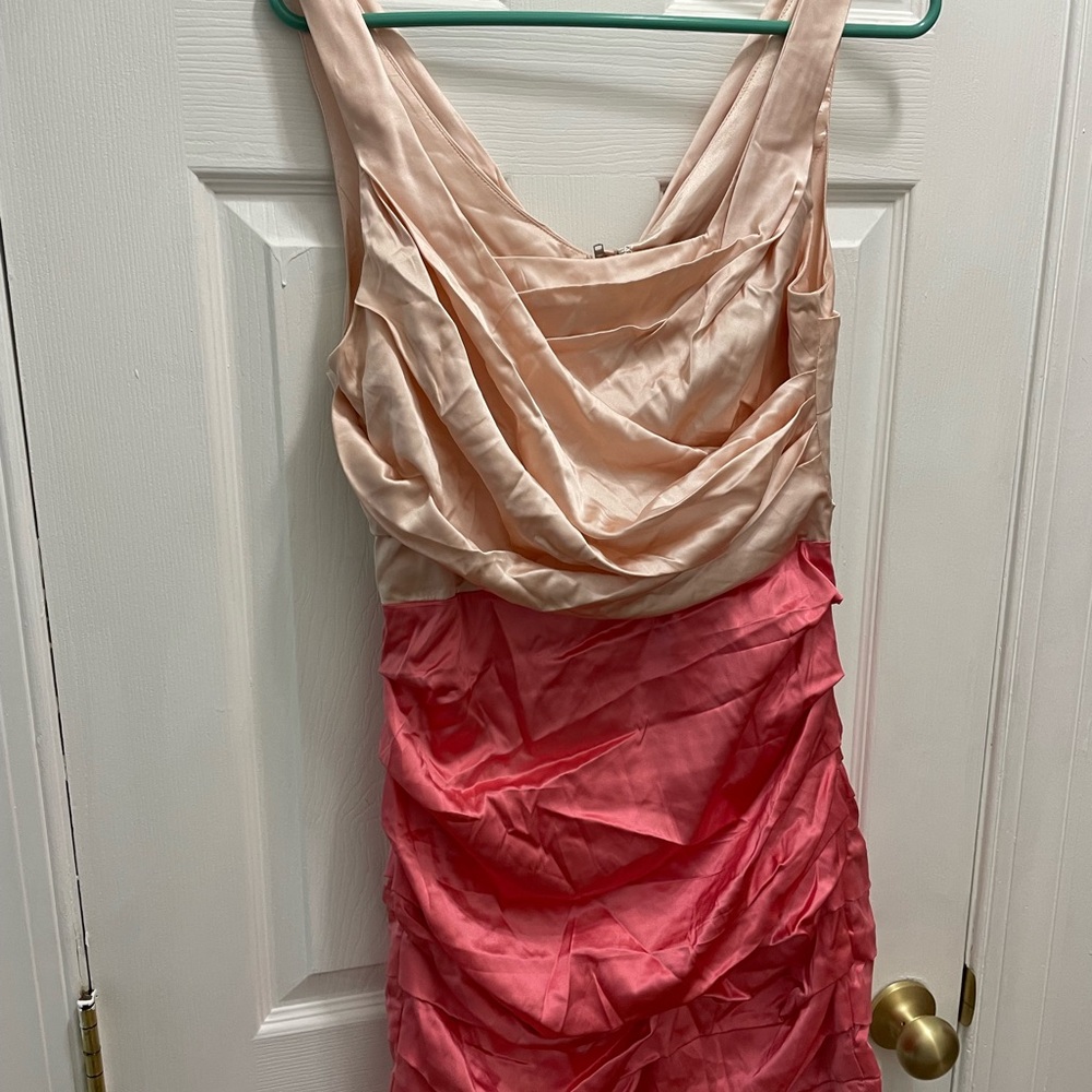 Express Pink and Cream Mini Dress